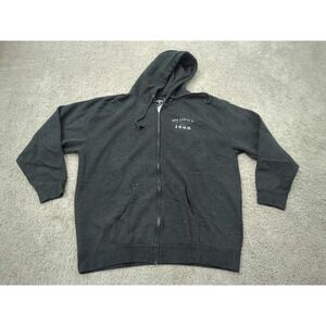 Jack Daniels Hoodie Mens 3XL Full Zip Sweatshirt Tennessee Whiskey 1866